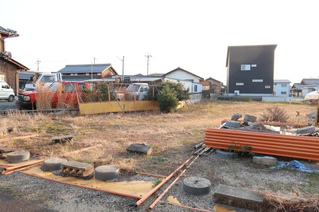 野洲市菖蒲　売土地の外観