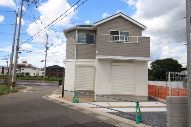 《仲介手数料無料》緑区大字三室7207-2新築一戸建ての外観|撮影日 2024年8月26日 12:20 晴れ