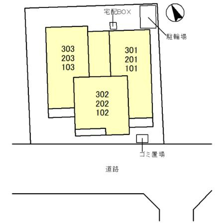 グランアイズの区画図