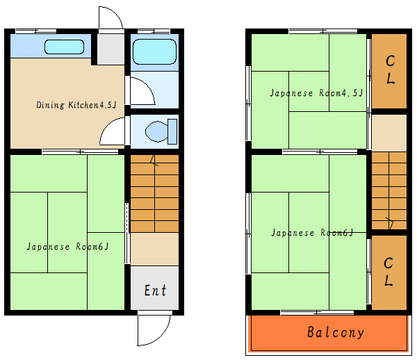 第2登貴和ハイツの間取り