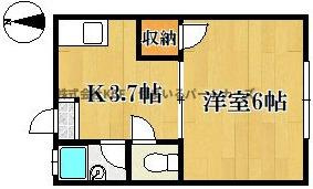 トレンディ御井の間取り