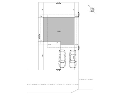 【区画図】 | 鹿角市花輪字扇ノ間建売物件・H区画　月々４７，３０７円～