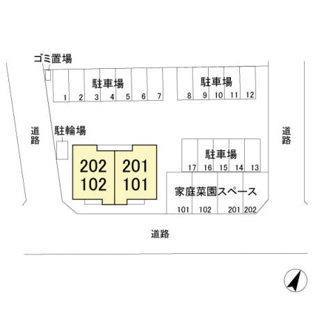 ルーチェの区画図