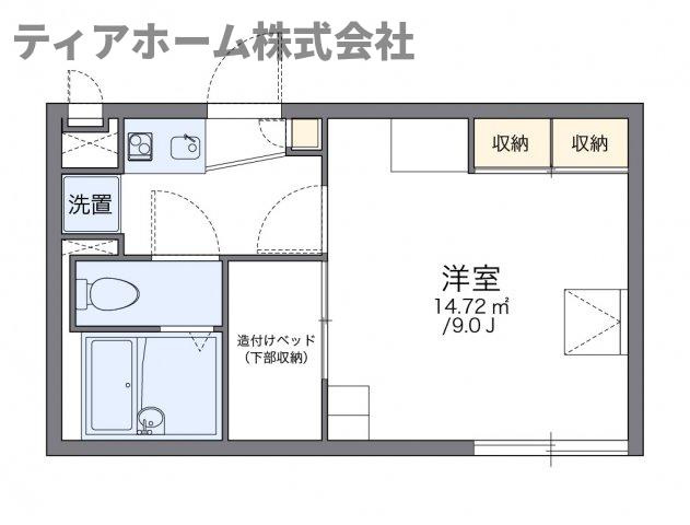 レオパレスまさごの間取り