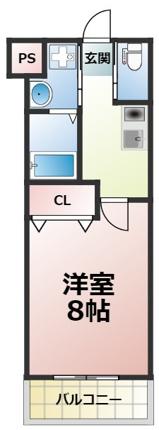 Fr.imp大阪城東の間取り