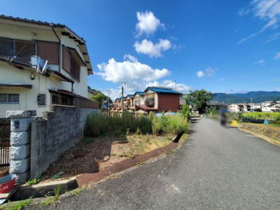 【前面道路含む現地写真】 | 亀岡　下矢田町一丁目　建築条件無し売土地