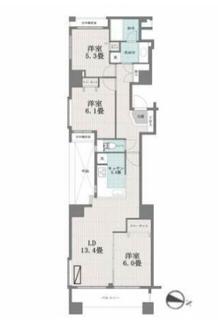 カスタリア本所吾妻橋の間取り