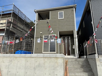 【外観】 | 神戸市西区白水1丁目　新築戸建1号棟　仲介手数料無料！ | 落ち着いた雰囲気の外観です