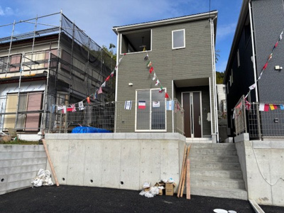 【外観】 | 神戸市西区白水1丁目　新築戸建1号棟　仲介手数料無料！ | 外観もきれいです