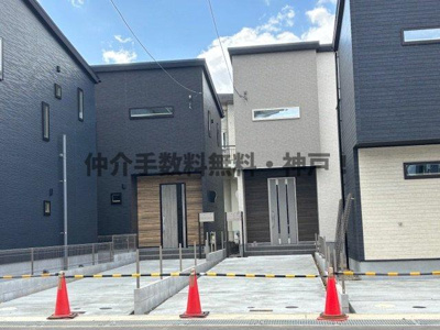 【外観】 | 神戸市西区伊川谷町有瀬　新築戸建2号棟　仲介手数料無料！ | 西区伊川谷町有瀬　新築2号棟　仲介手数料無料！