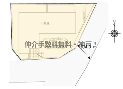 【区画図】 | 神戸市垂水区舞子坂3丁目　新築戸建　仲介手数料無料！ | 垂水区舞子坂3　新築　仲介手数料無料！