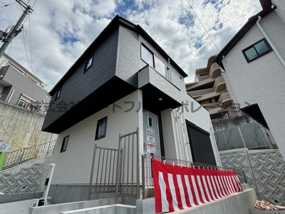 【外観】 | 神戸市垂水区歌敷山4丁目　新築戸建1号棟　仲介手数料無料！ | 垂水区歌敷山4　新築1号棟　仲介手数料無料！