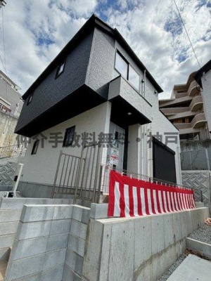 【外観】 | 神戸市垂水区歌敷山4丁目　新築戸建1号棟　仲介手数料無料！ | 垂水区歌敷山4　新築1号棟　仲介手数料無料！