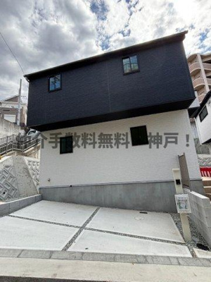 【外観】 | 神戸市垂水区歌敷山4丁目　新築戸建1号棟　仲介手数料無料！ | 垂水区歌敷山4　新築1号棟　仲介手数料無料！