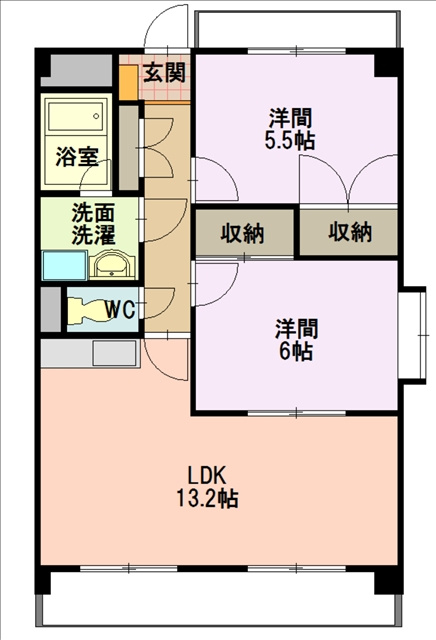 レージュエクセルの間取り