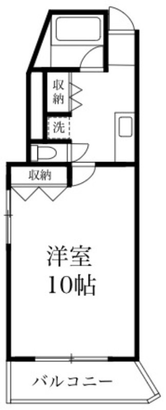 テック上落合の間取り
