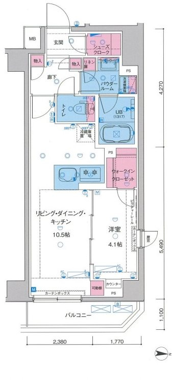 台東区北上野２丁目の賃貸マンション