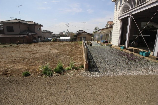 結城市結城|北側との境界部分（2022年4月撮影）