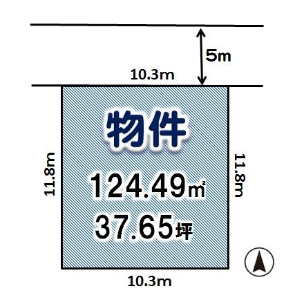 古河市仁連の区画図