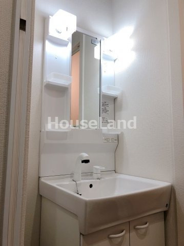 プレジール木ノ本Ⅱの独立洗面台