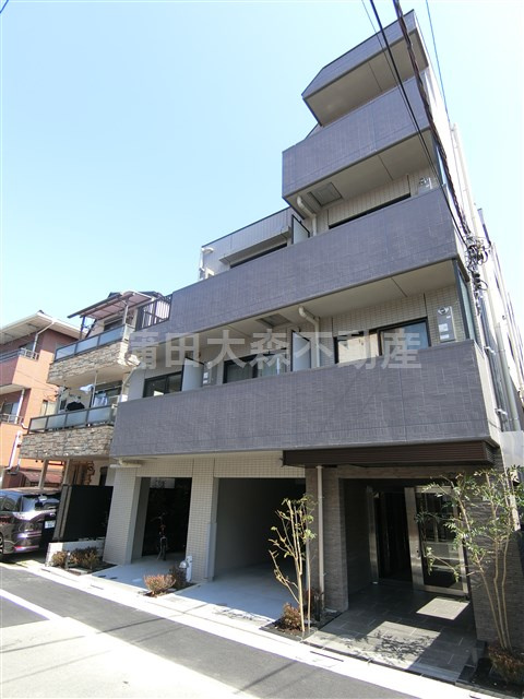 ステージファースト大森町の外観|2019年2月築　RC鉄筋コンクリート造地上5階建て総戸数30戸光インターネット無料の分譲賃貸マンション　東京都大田区大森中1丁目　京浜急行本線大森町駅徒歩7分、梅屋敷駅徒歩9分