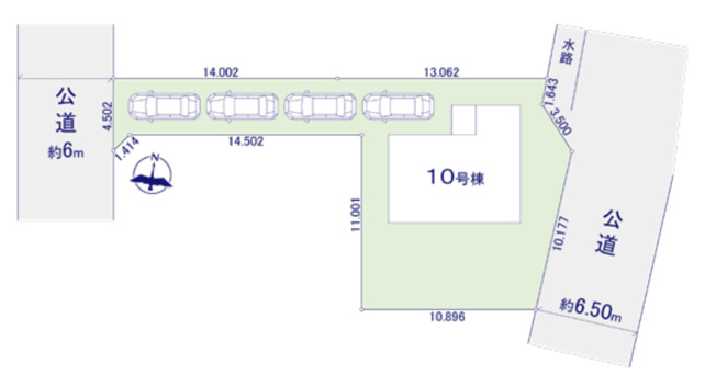 【区画図】 | 熊谷市末広　新築戸建　フェリディアガーデン　10号棟