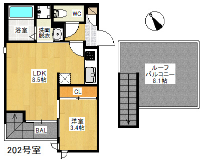 【間取り】 | 仲介手数料、初期費用が安いプライスホーム！GRANDTICPROGRESS箱崎