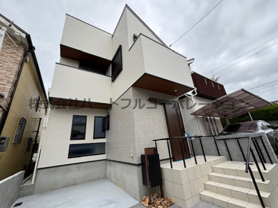 【外観】 | 神戸市垂水区美山台2丁目　新築戸建　仲介手数料無料！ | 建物外観を気になさる方へ、見た目の良い物件です