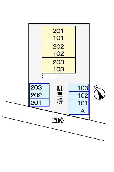 ビューハイツ東長根Ａ　　刈谷市近郊の賃貸はクラスホーム刈谷店の駐車場