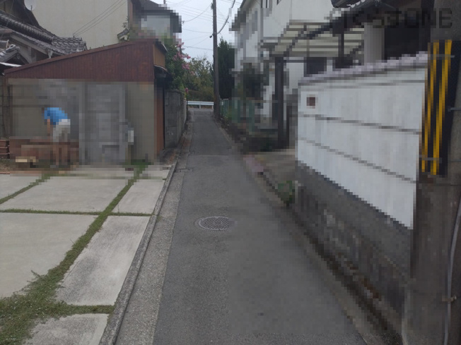 【前面道路含む現地写真】 | 姫路市網干区新在家／売土地