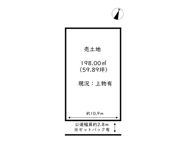 【土地図】 | 姫路市網干区新在家／売土地