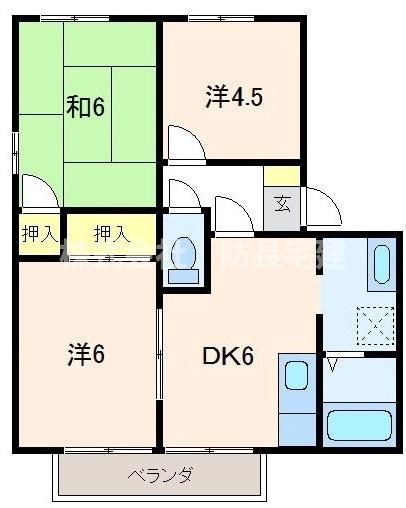 ボーンメイゾンAの間取り