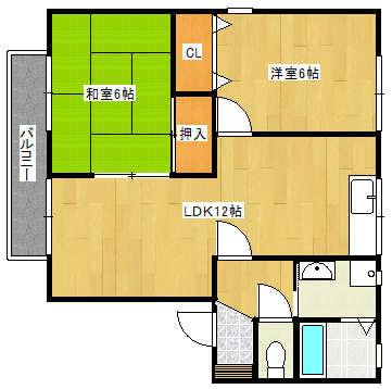 アーバンライフ津福の間取り