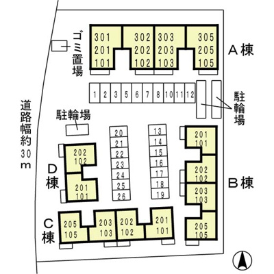 【地図】 | リンデンバウムD棟
