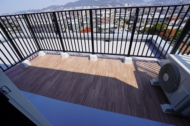 アルティザ春日原駅前マークスのバルコニー|アルティザ春日原駅前マークス（1LDK）