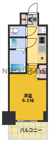 【間取り】 | ディアレイシャス今池 | 間取りです。