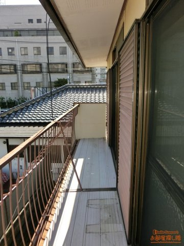 久留米市津福本町の一戸建てのバルコニー