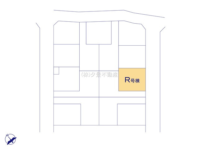 【区画図】 | 《仲介手数料無料》南区大字広ヶ谷戸557-9(R号棟)新築一戸建