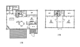 【間取り】 | 【北杜市高根町清里】県有地内の林間にある建物