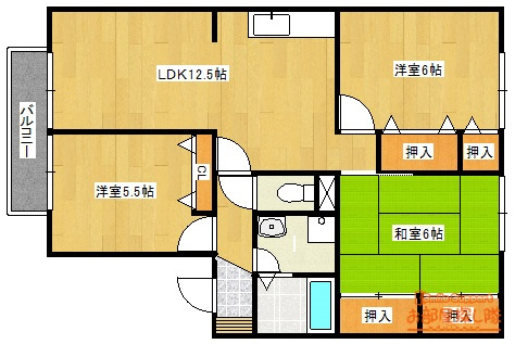 シャルムⅡの間取り