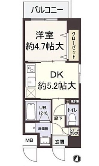 【間取り】 | ソレイユ中崎