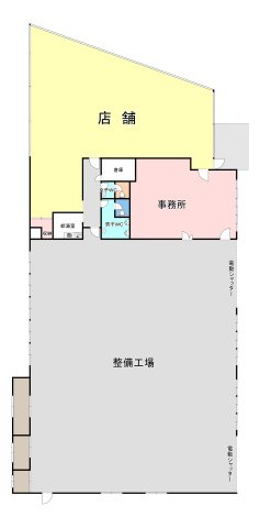 【間取り】 | 菊池市野間口サンワ店舗
