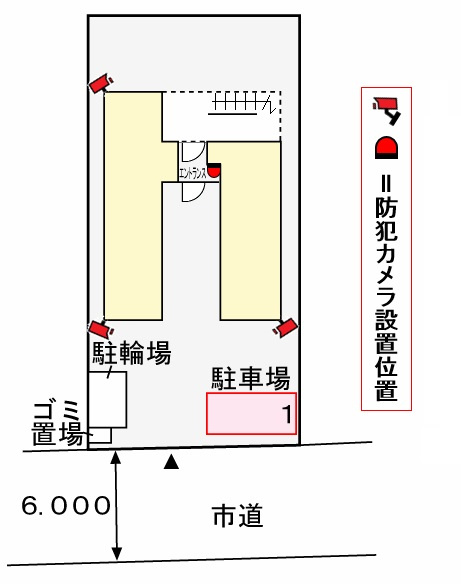 shinemiraの区画図
