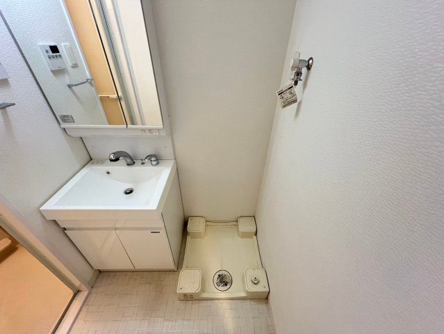 S-RESIDENCE阿波座WESTの洗面所