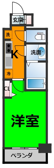 仲介手数料0円！！メイクスWアート今池Ⅲの間取り