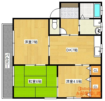 フレグランスシオンの間取り|南向き