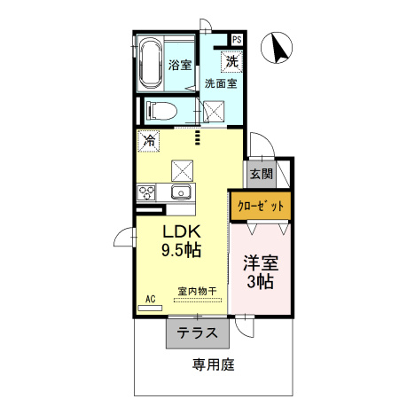 白城苑の間取り