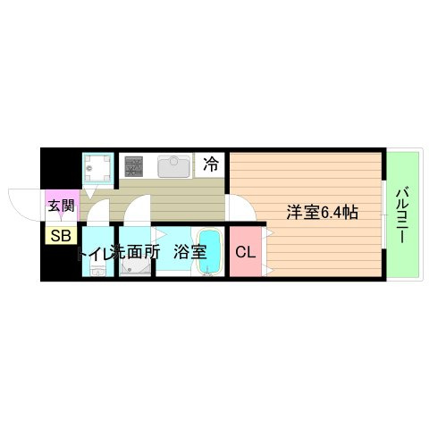 大阪市都島区東野田町１丁目の賃貸マンションの間取り