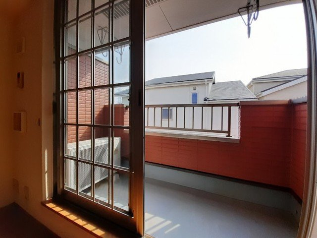 カルムメゾンⅠのバルコニー