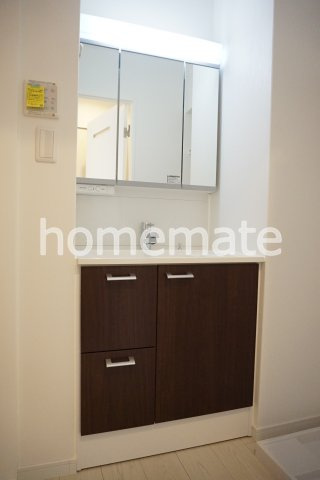熊本市中央区白山１丁目の賃貸マンションの独立洗面台